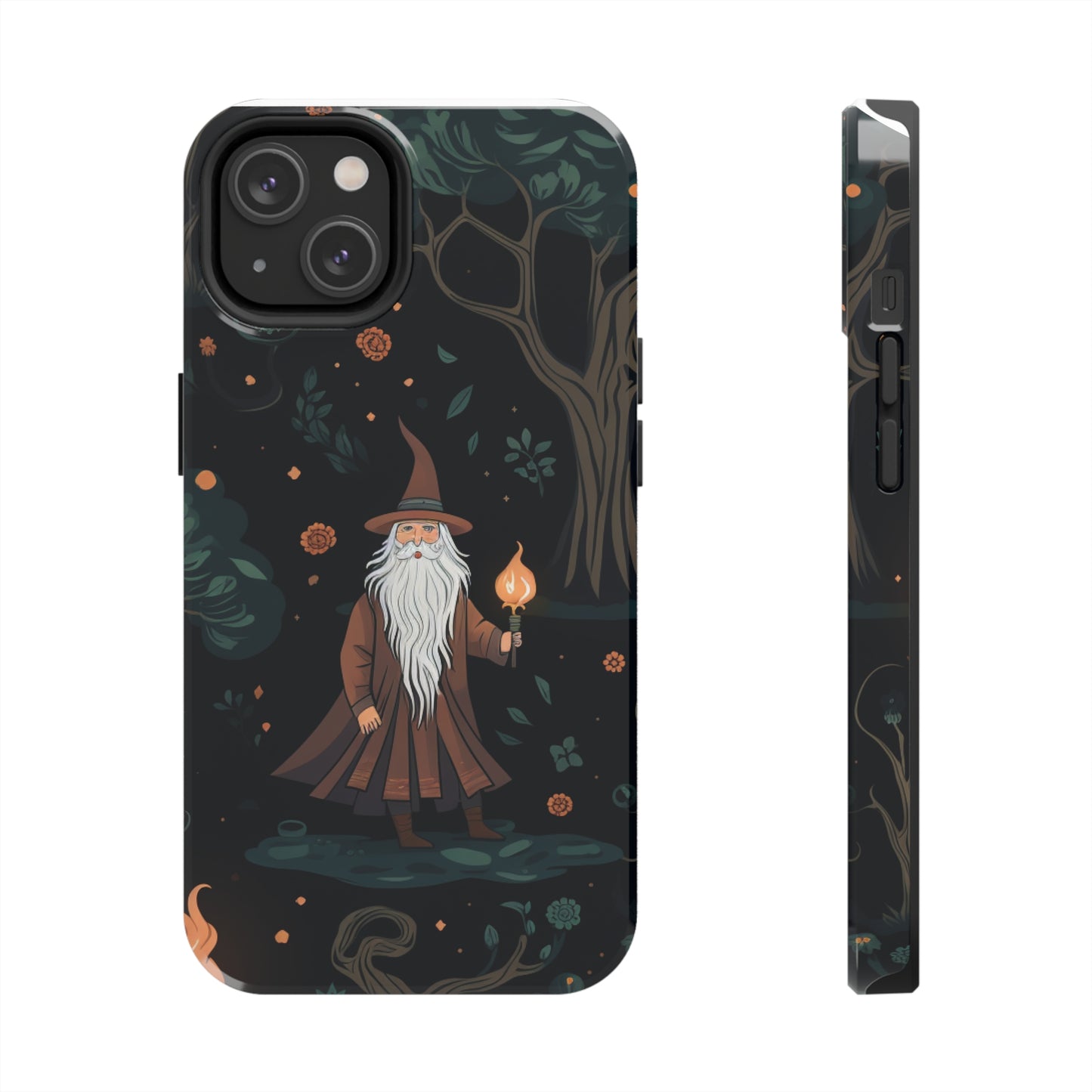 Wizard in the Dark Forest Tough iPhone Cases | Impact-Resistance, Anti-Shock Phone Case and Accessory | Premium Spiritual Design