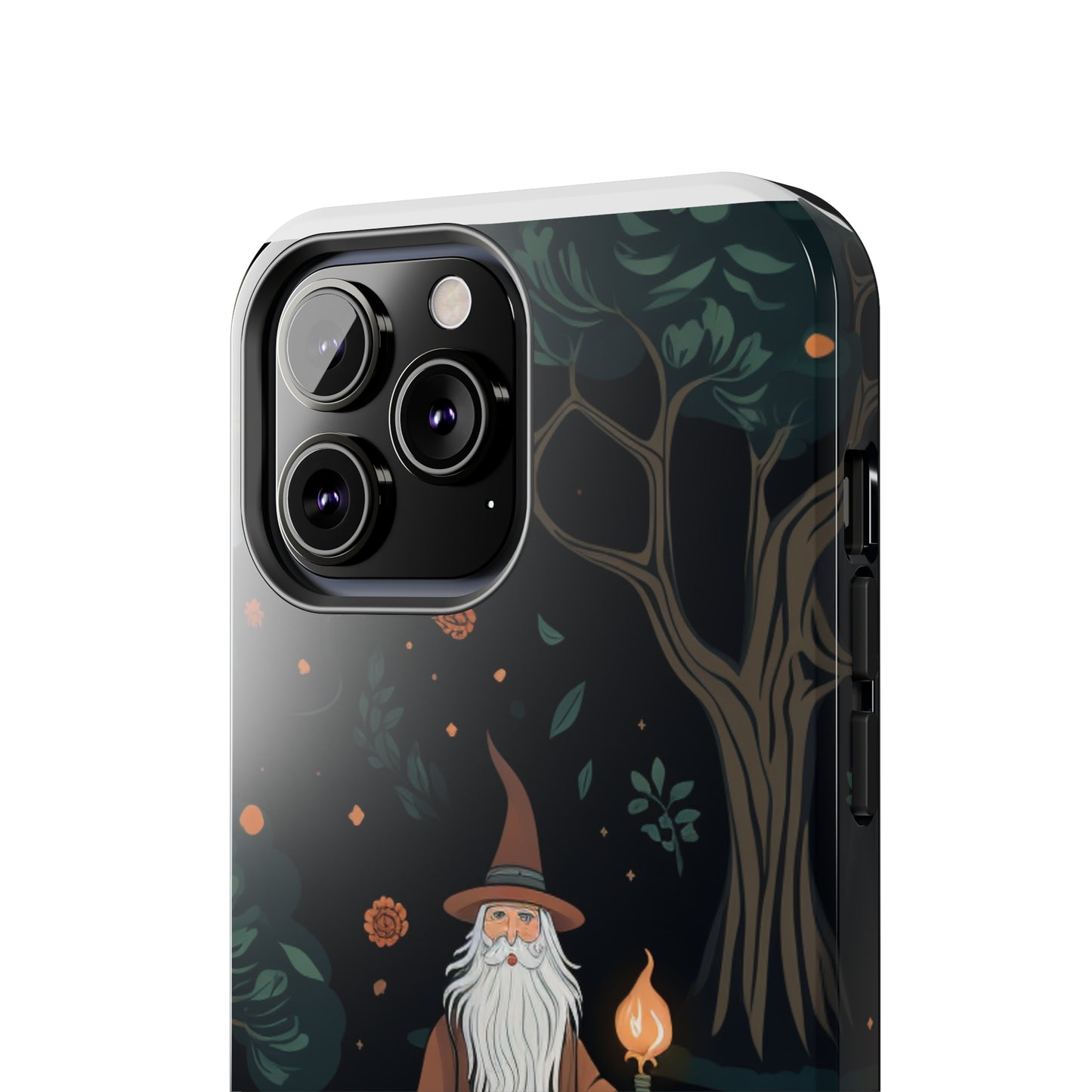 Wizard in the Dark Forest Tough iPhone Cases | Impact-Resistance, Anti-Shock Phone Case and Accessory | Premium Spiritual Design