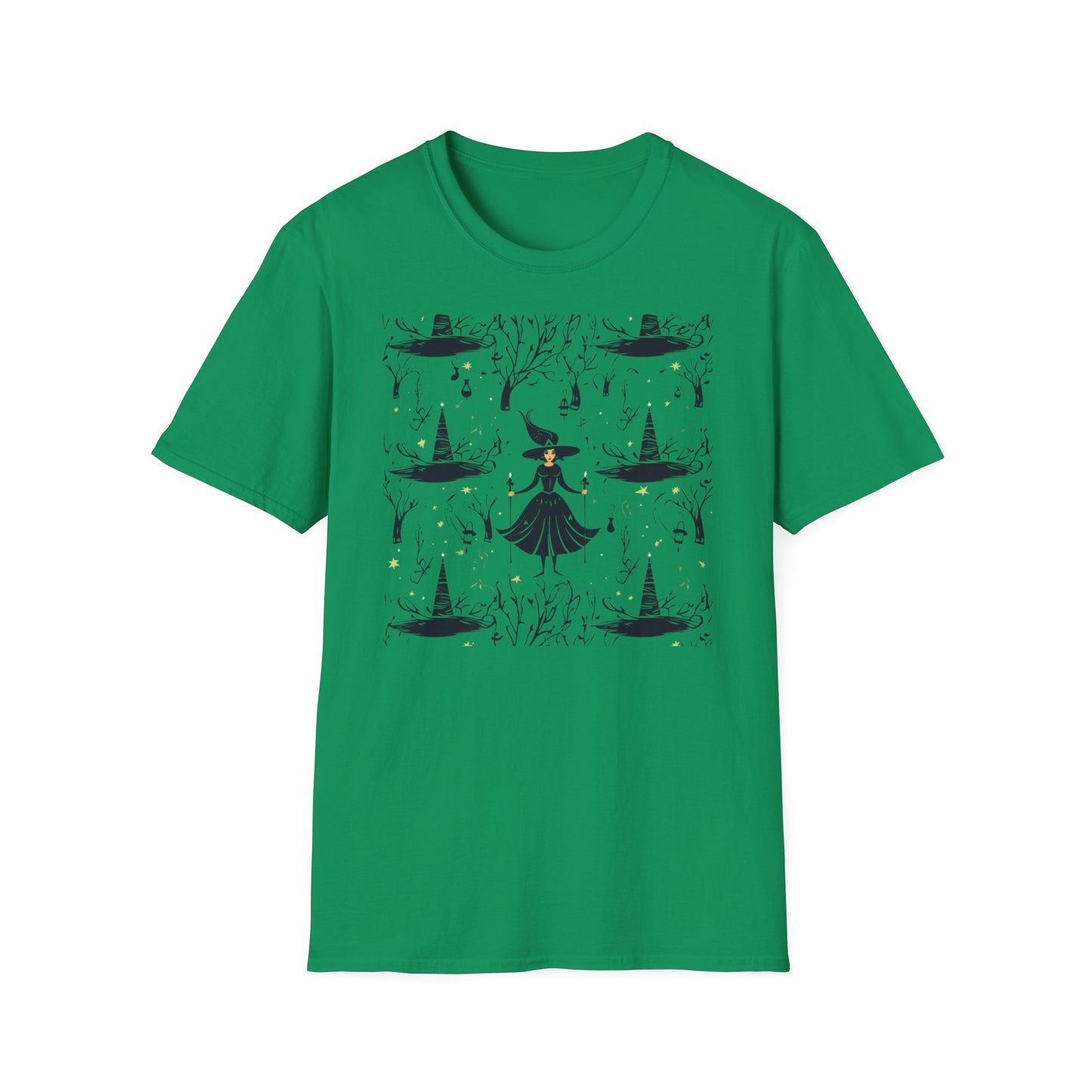 Witch in the Dark Forest Unisex Softstyle T-Shirt | Witchy Apparel