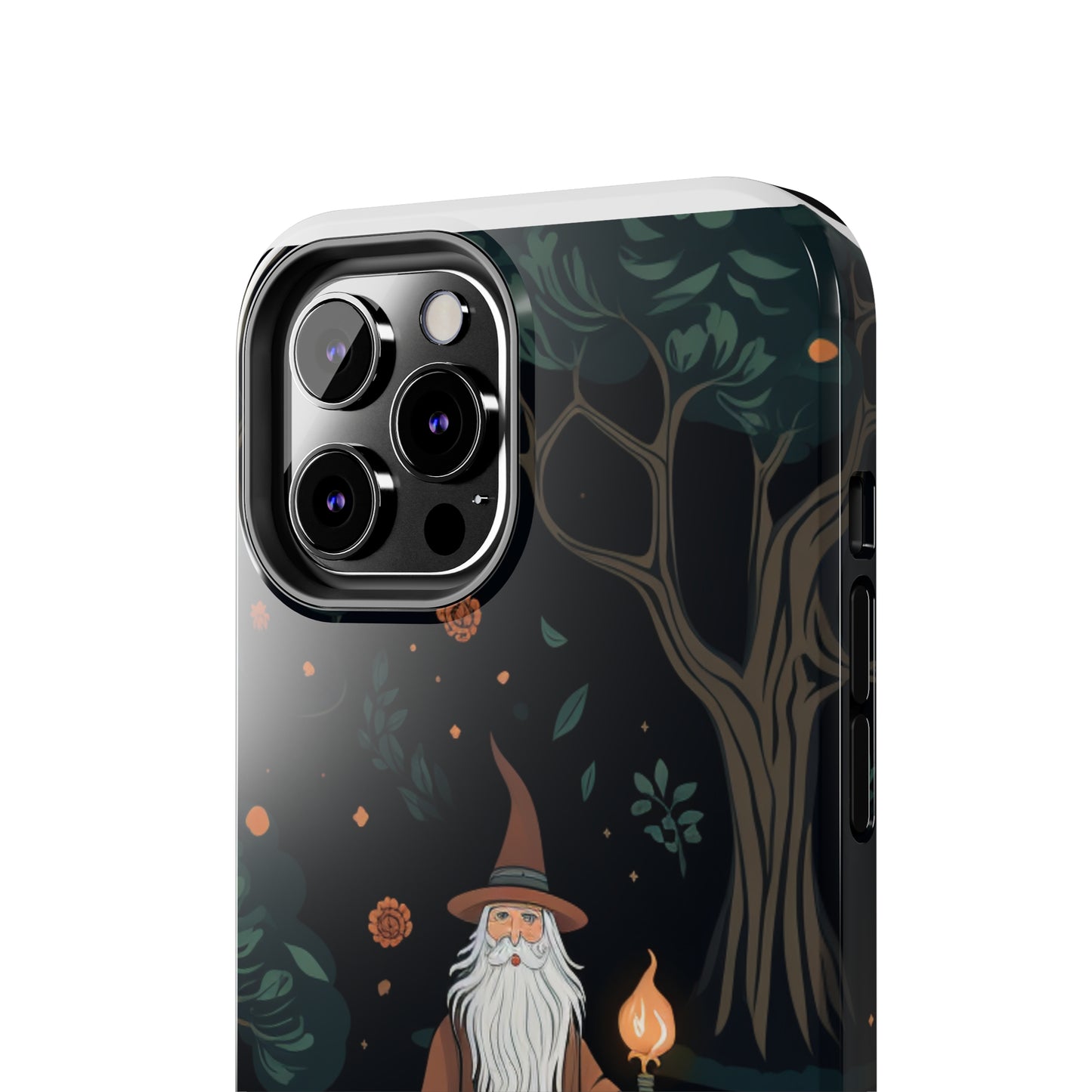 Wizard in the Dark Forest Tough iPhone Cases | Impact-Resistance, Anti-Shock Phone Case and Accessory | Premium Spiritual Design