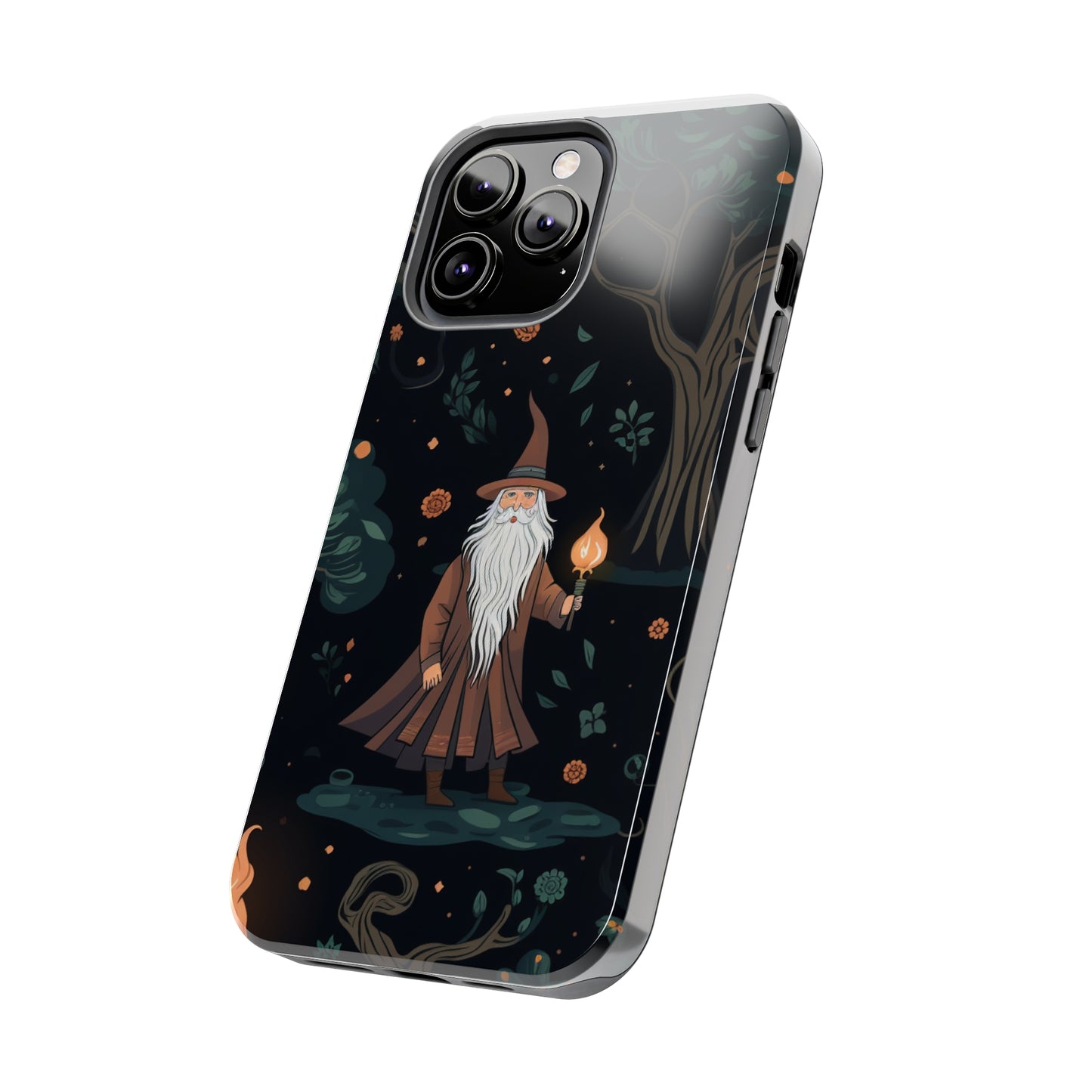 Wizard in the Dark Forest Tough iPhone Cases | Impact-Resistance, Anti-Shock Phone Case and Accessory | Premium Spiritual Design