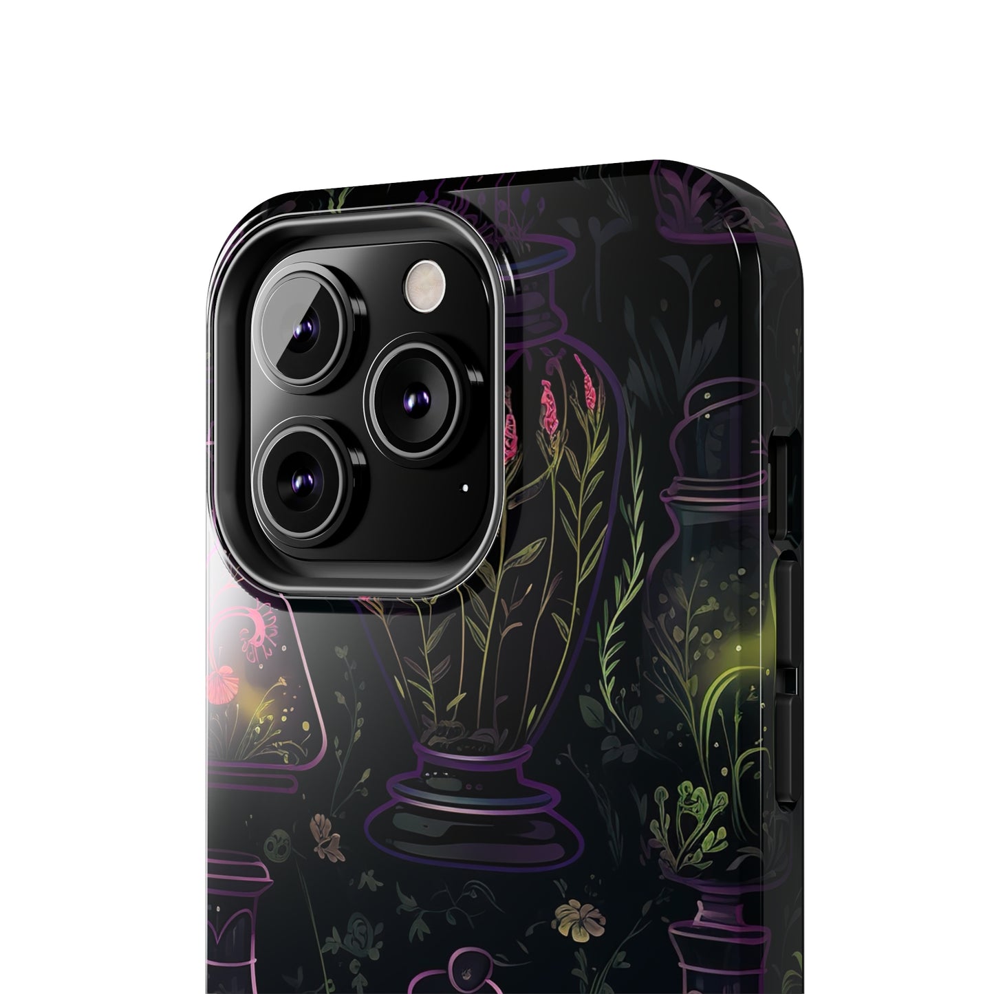 Dark Forest Skull Tough iPhone Cases | Spooky and Eerie Tincture / Potion Design | Durable and Protective Phone Case | Impact-Resistant