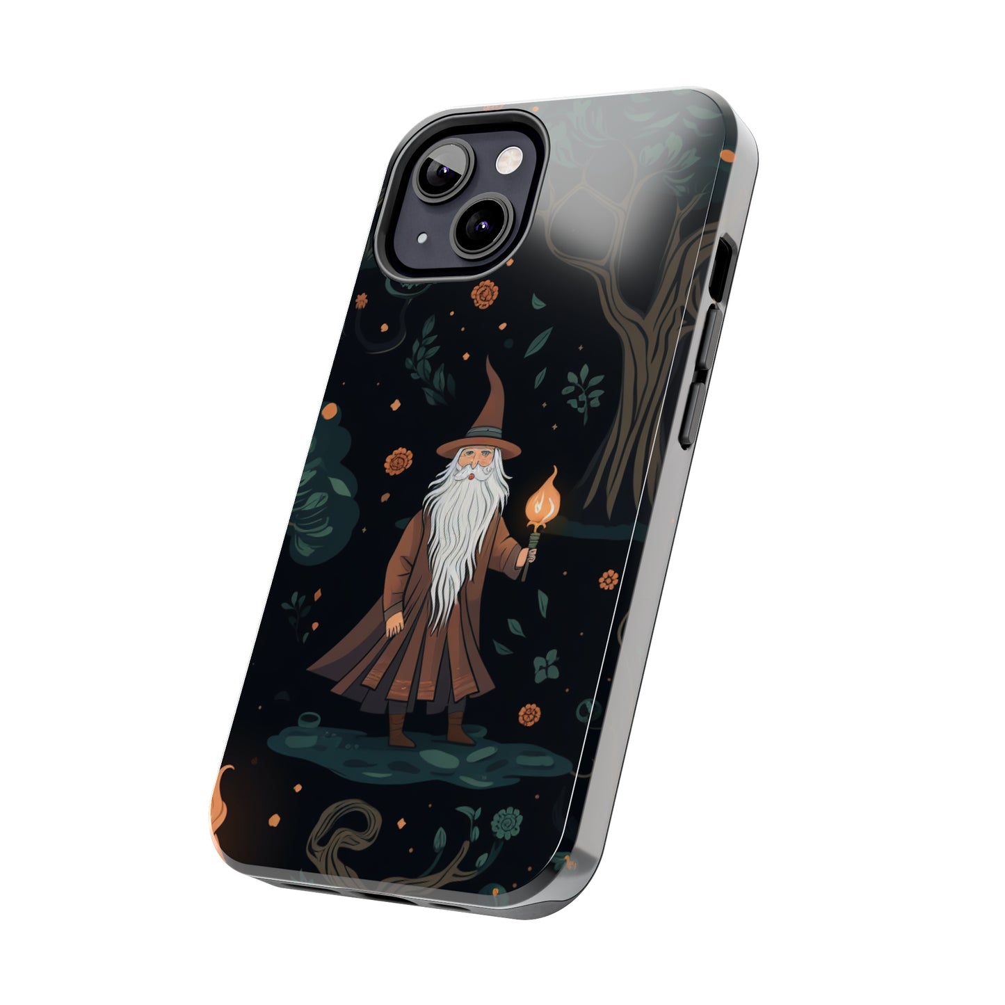 Wizard in the Dark Forest Tough iPhone Cases | Impact-Resistance, Anti-Shock Phone Case and Accessory | Premium Spiritual Design
