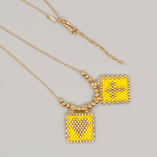 Handmade Beaded Evil Eye Necklace | Stylish Hamsa Spiritual Jewelry