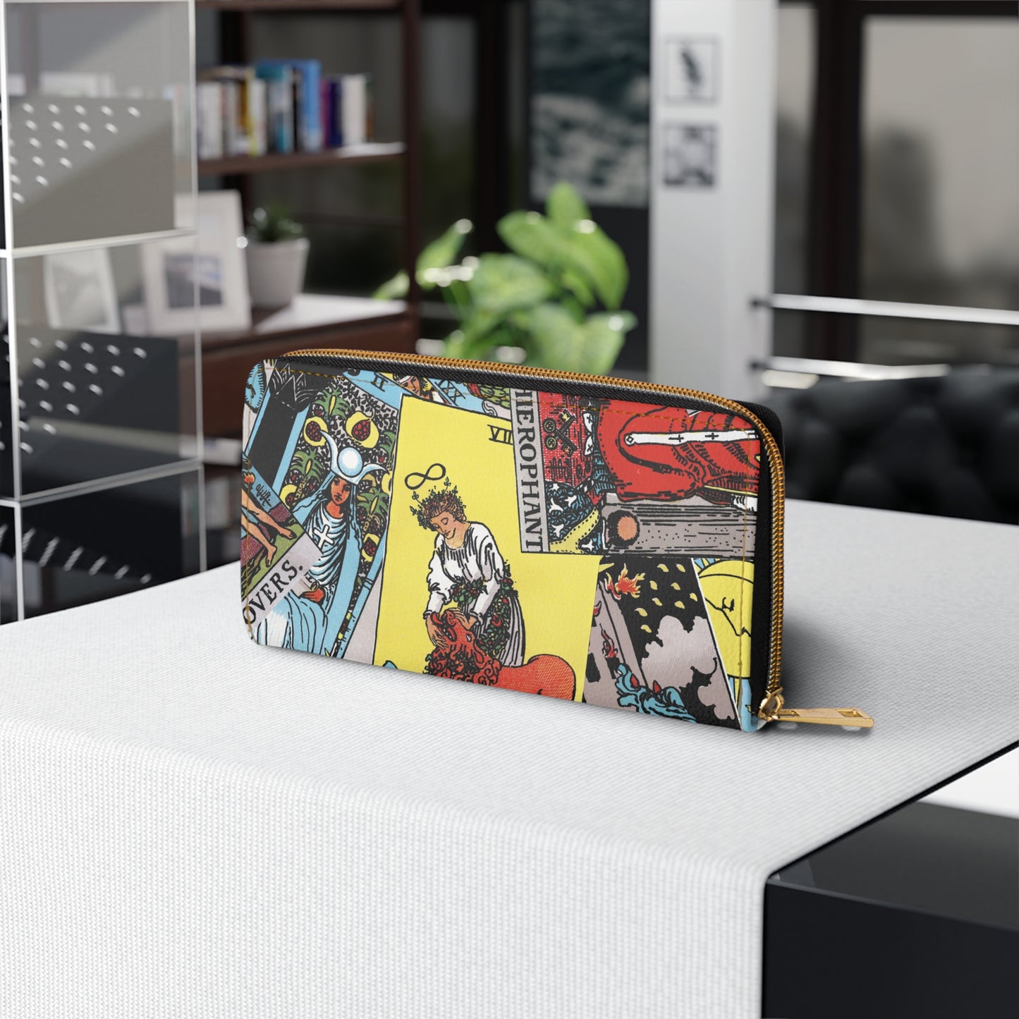 Tarot Card Zipper Wallet | Rider-Waite-Smith Tarot Deck Wallet Design