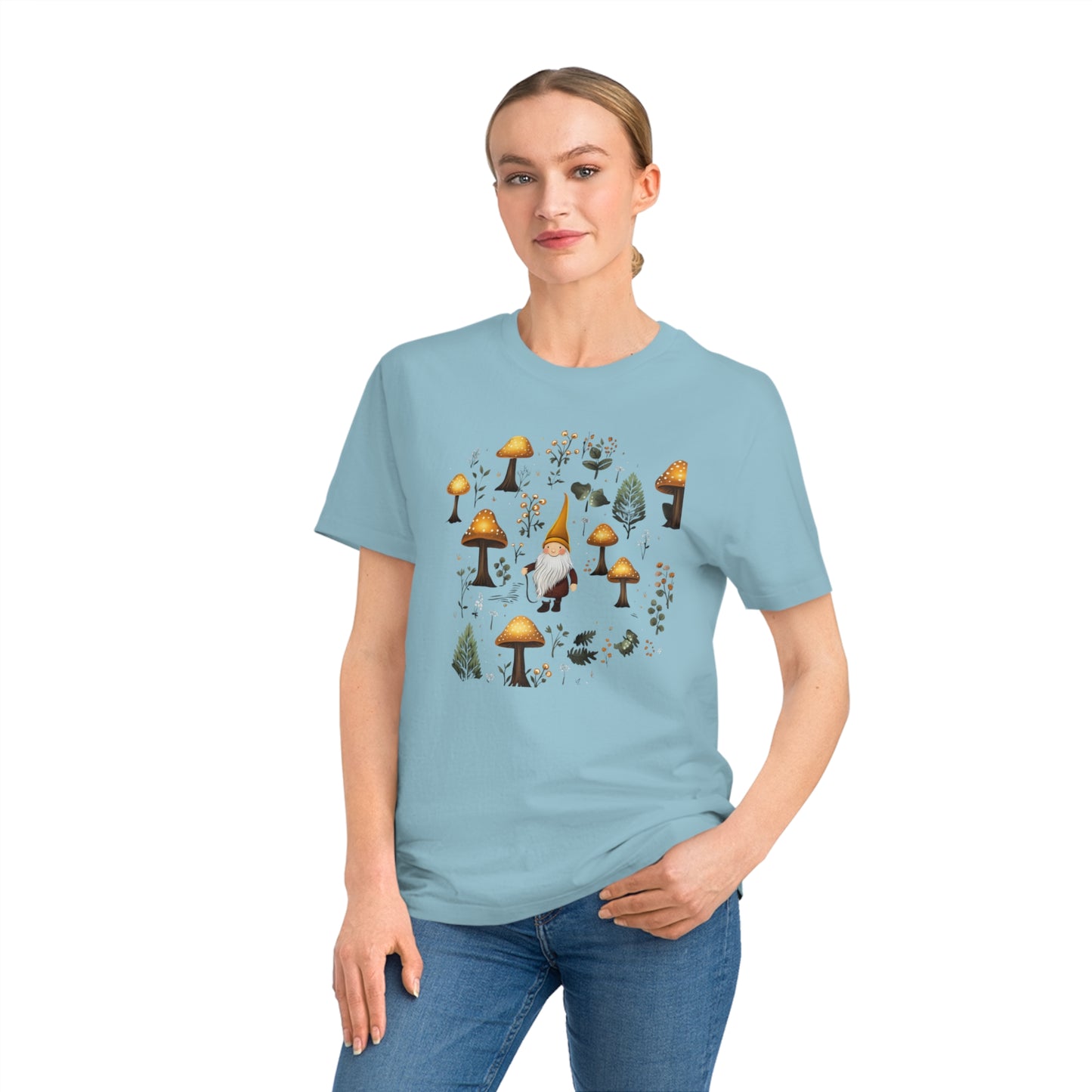 Gnome in the Dark Forest Organic Unisex T-Shirt