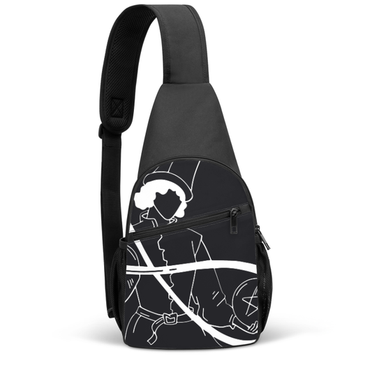 'Two of Pentacles' Branded Tarot Awakened Chest Bag