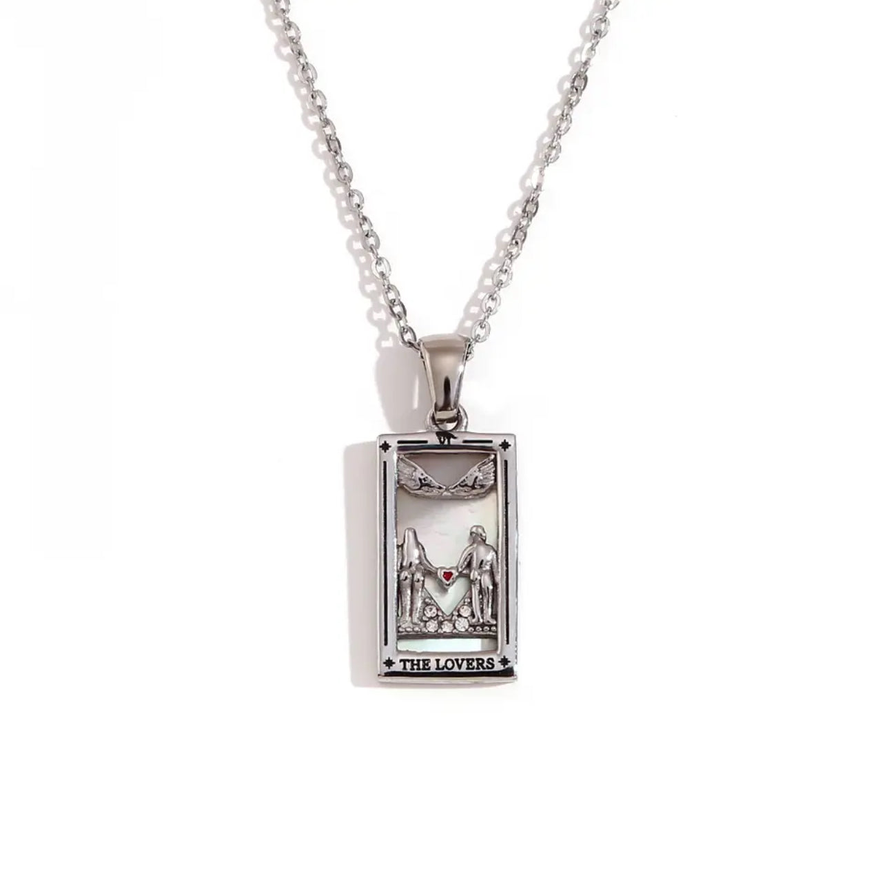 18k Gold Plated Dainty Tarot Card Necklace | Silver / Gold Jewelry