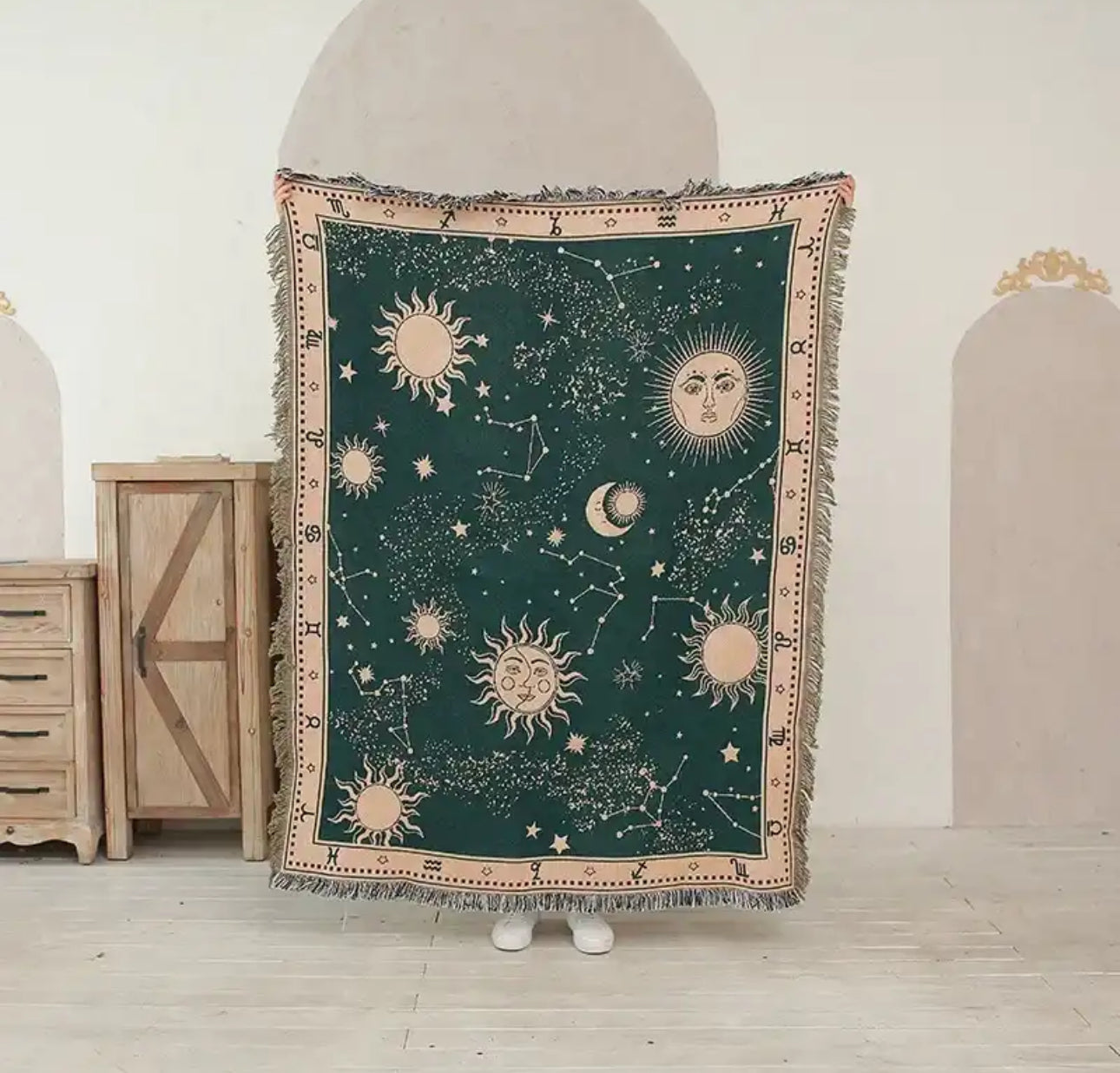 Zodiac Blanket - Tapestry - Rug | Astrology and Constellations Design | Home Decor
