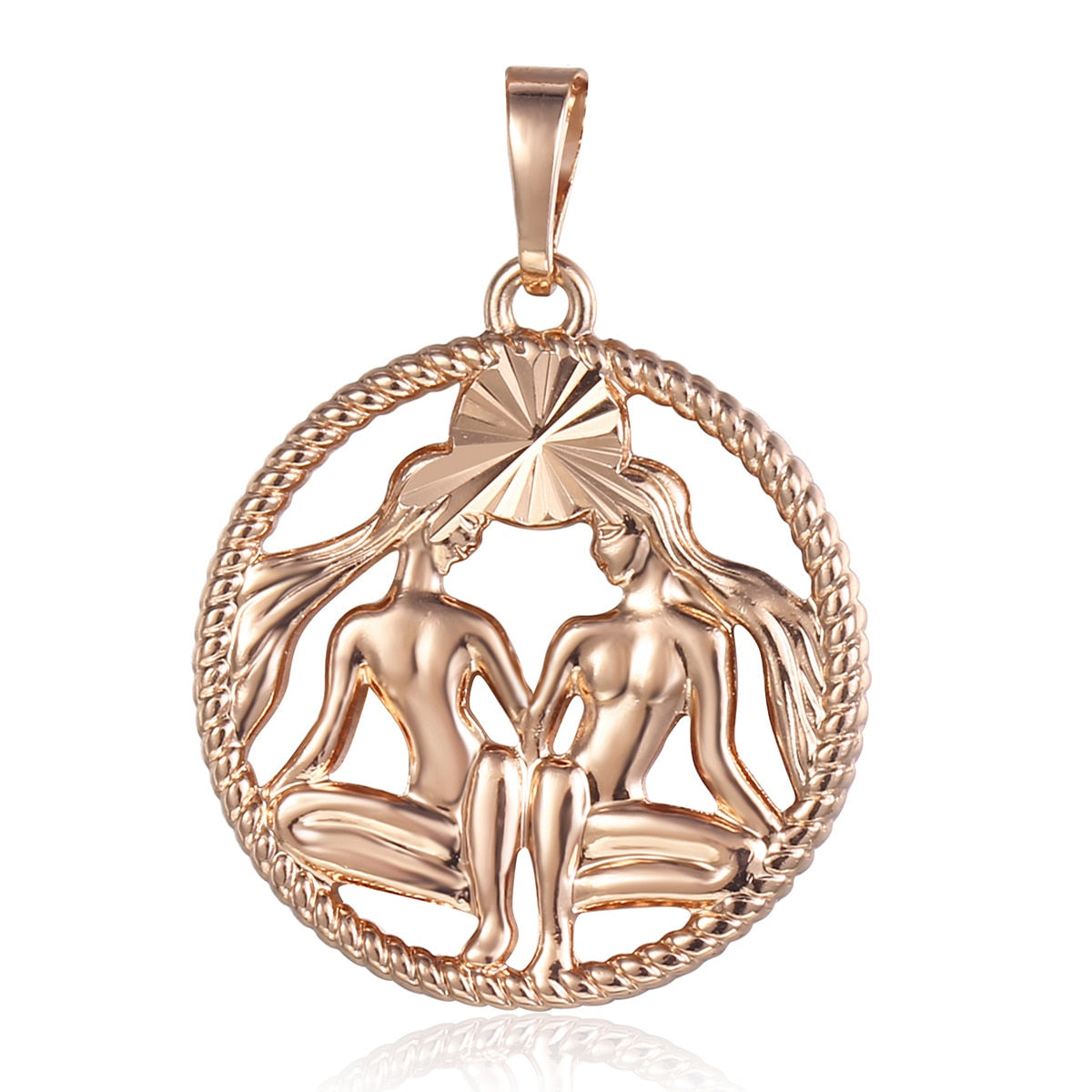 Astrological - Zodiac Horoscope Necklaces for Women and Men | Rose Gold