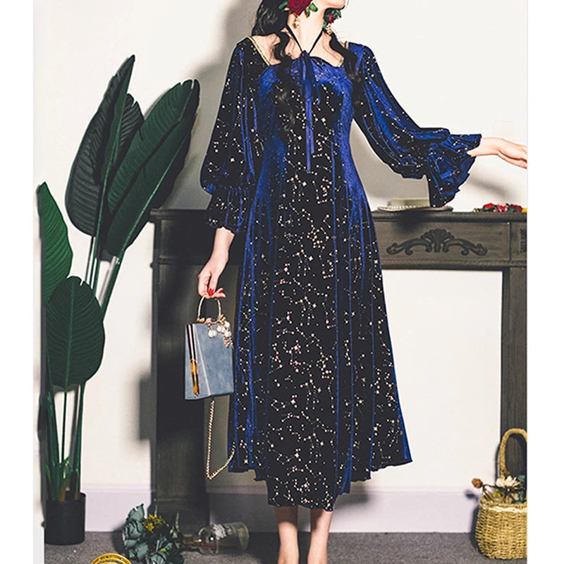 Elegant Celestial Dress | Stars, Constellations