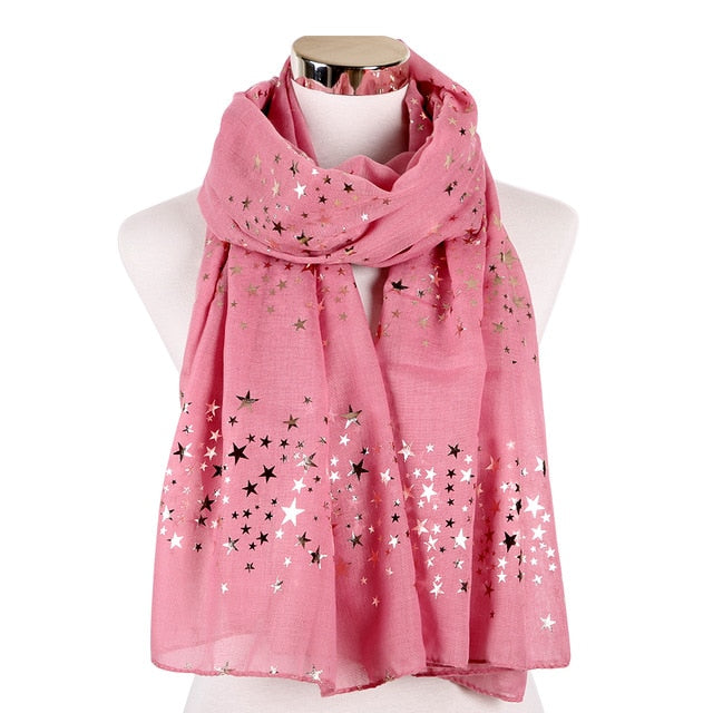 Celestial Gold Star - Moon Scarf | Cosmic, Astrology Fashion