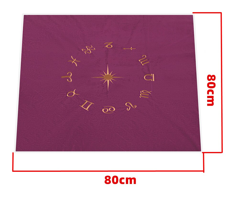 Astrology Velvet Tablecloth - Divination Mat | Tarot Reading, Altar Cloth