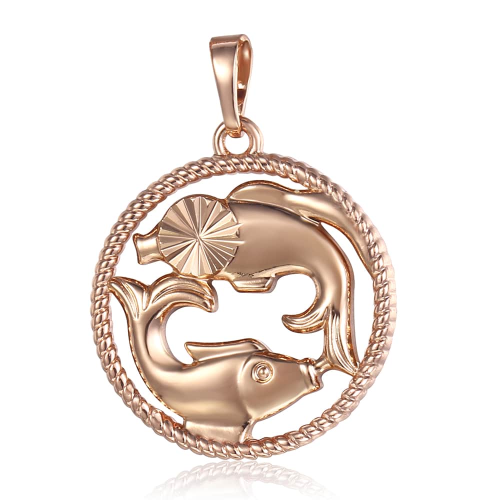 Astrological - Zodiac Horoscope Necklaces for Women and Men | Rose Gold