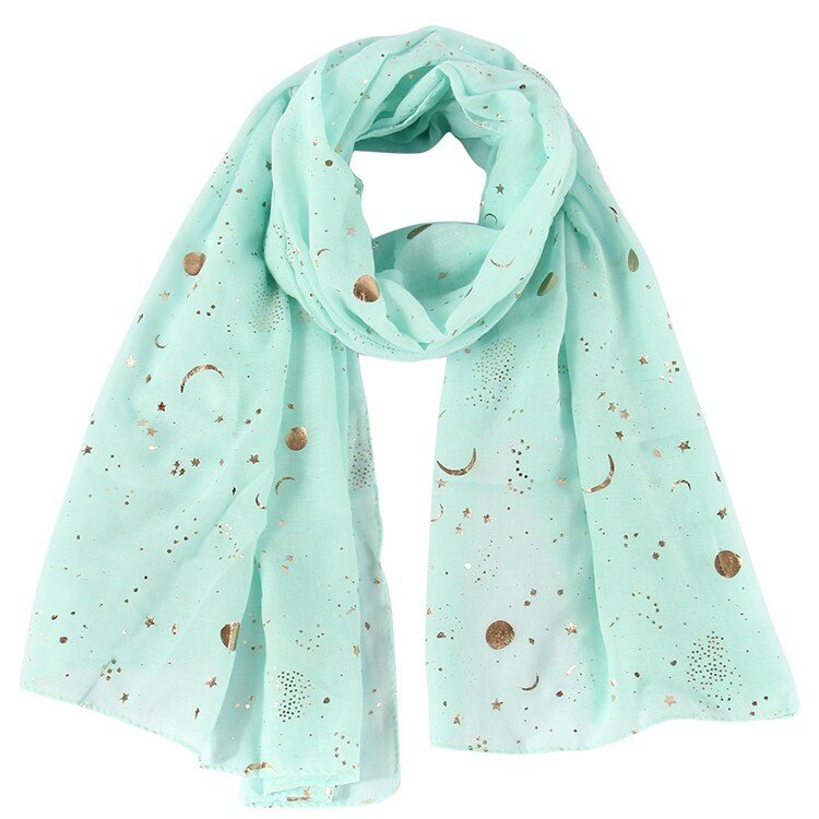 Celestial Gold Star - Moon Scarf | Cosmic, Astrology Fashion