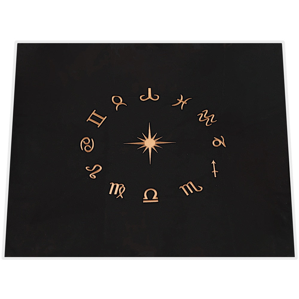 Astrology Velvet Tablecloth - Divination Mat | Tarot Reading, Altar Cloth