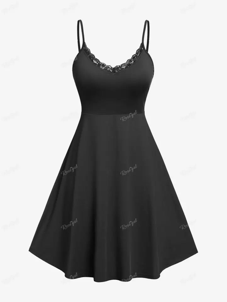 Celestial Sun - Moon Lace Dress | 2-Piece, Gothic, Whimsigoth Style and Aesthetic