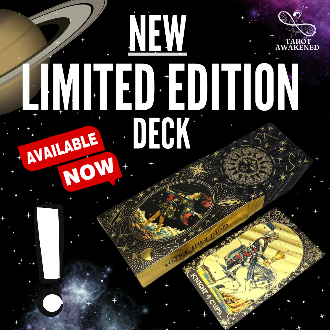 Premium Gold Foil Tarot Card Deck Series | Rider-Waite-Smith