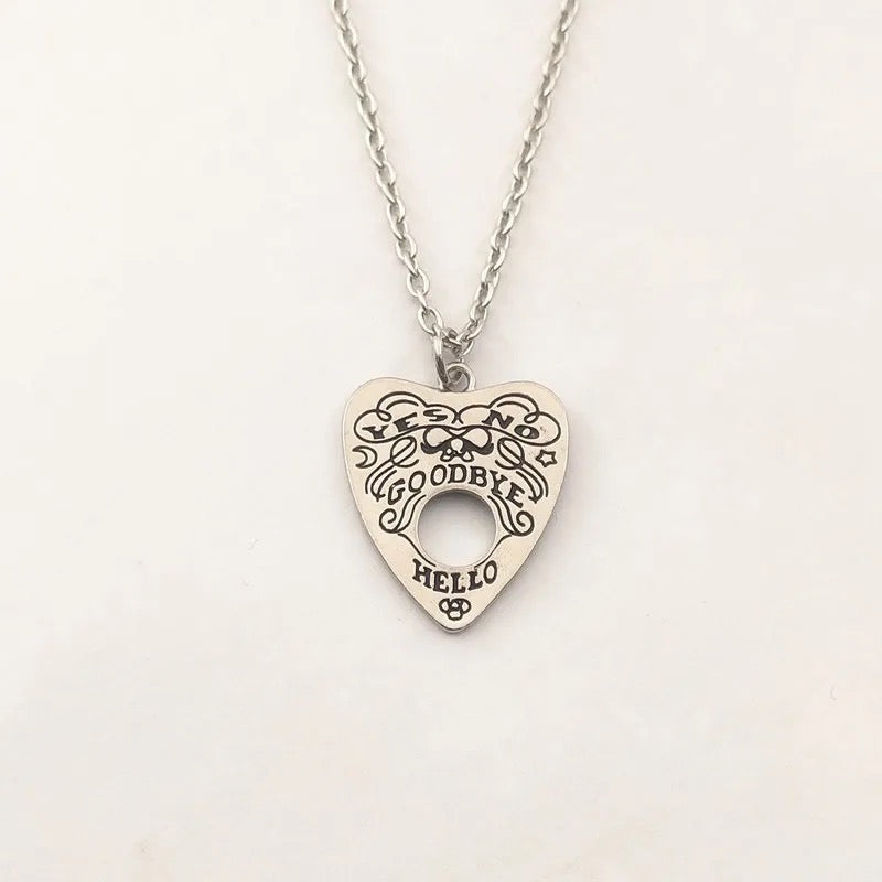 Vintage Ouija Board Planchette Necklace - Pendant