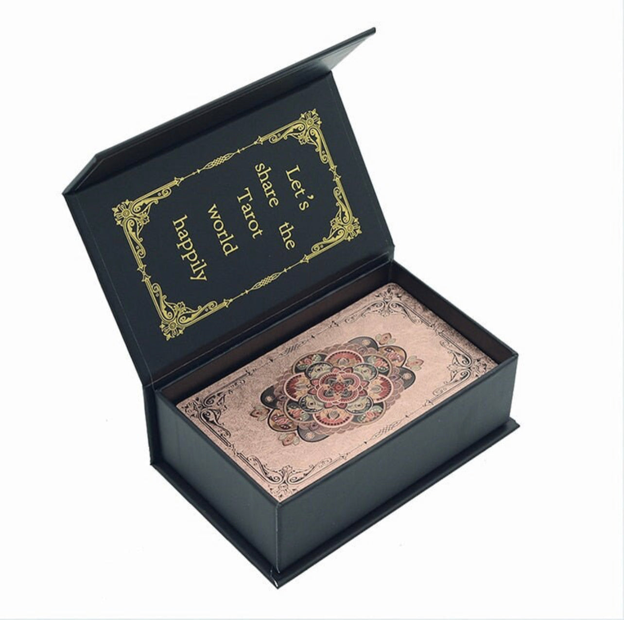 Pink Foil Mandala Tarot Card Deck | Rider-Waite-Smith Premium Cards