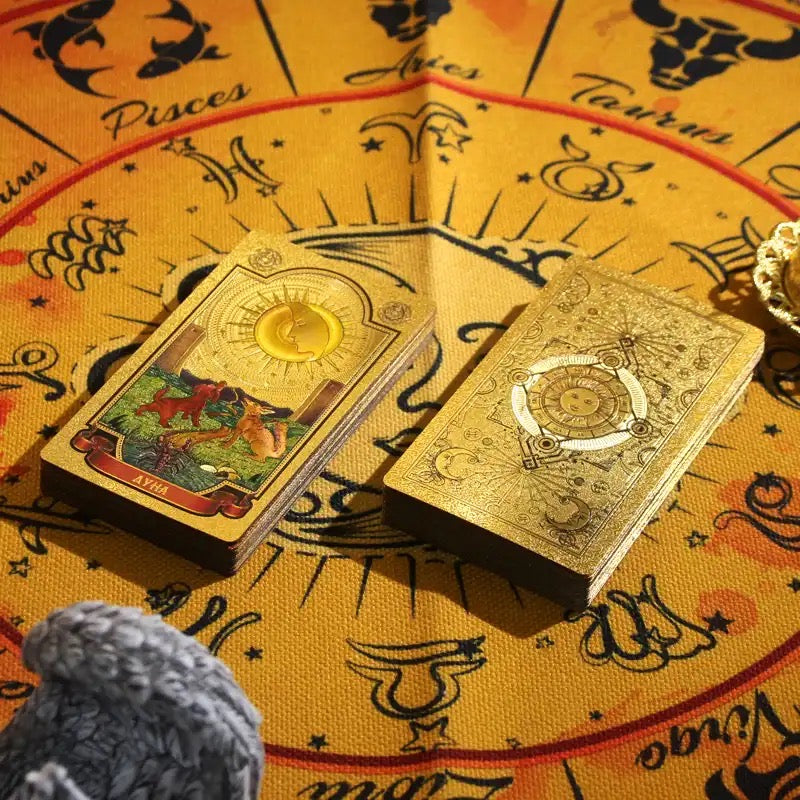 Premium Gold Foil Tarot Card Deck Series | Rider-Waite-Smith
