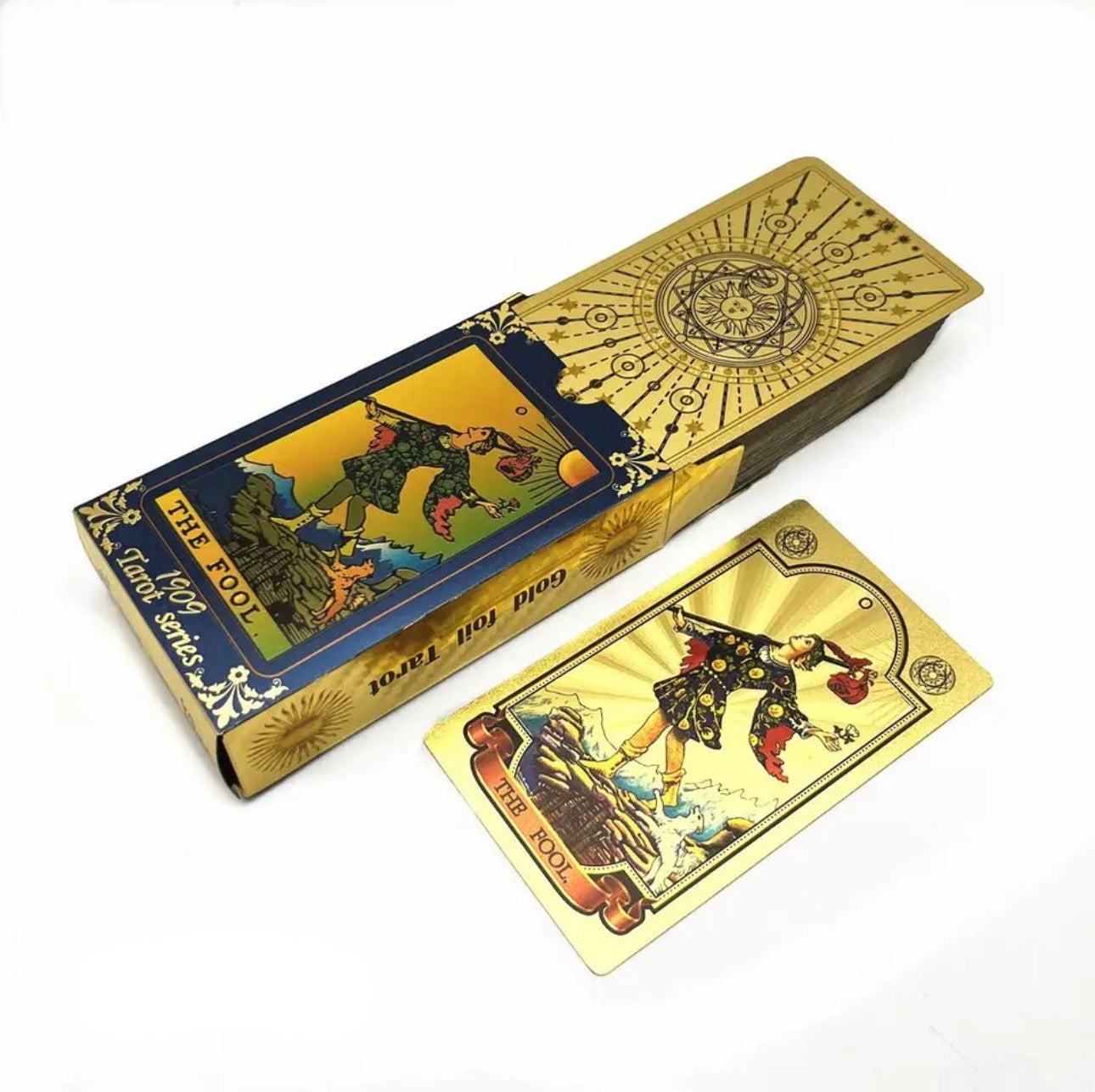 Premium Gold Foil Tarot Card Deck Series | Rider-Waite-Smith