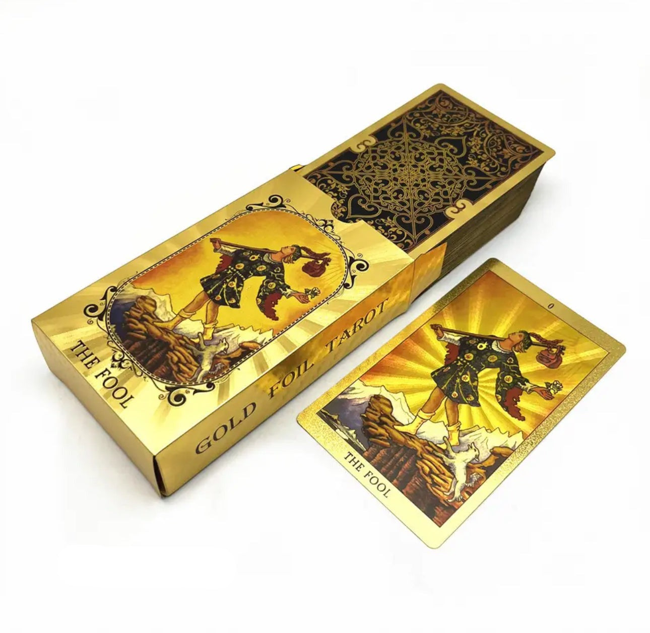 Premium Gold Foil Tarot Card Deck Series | Rider-Waite-Smith