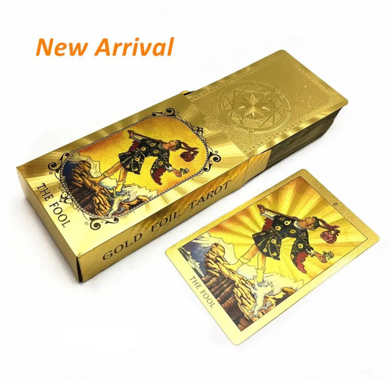 Premium Gold Foil Tarot Card Deck Series | Rider-Waite-Smith