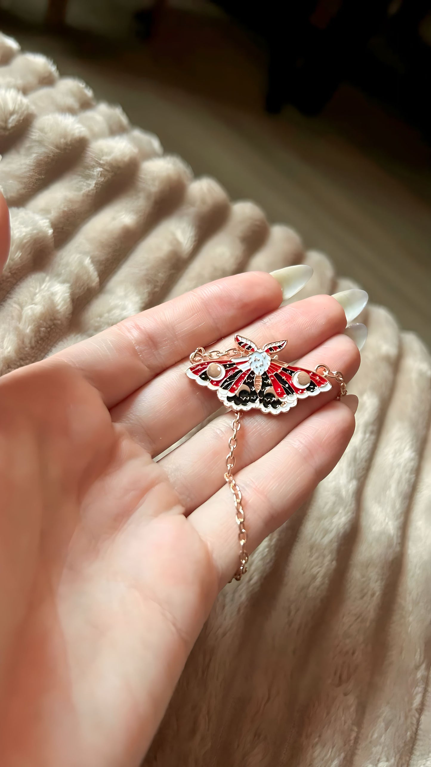 Lunar Moth Pendant & Necklaces | Spiritual Alloy Necklace