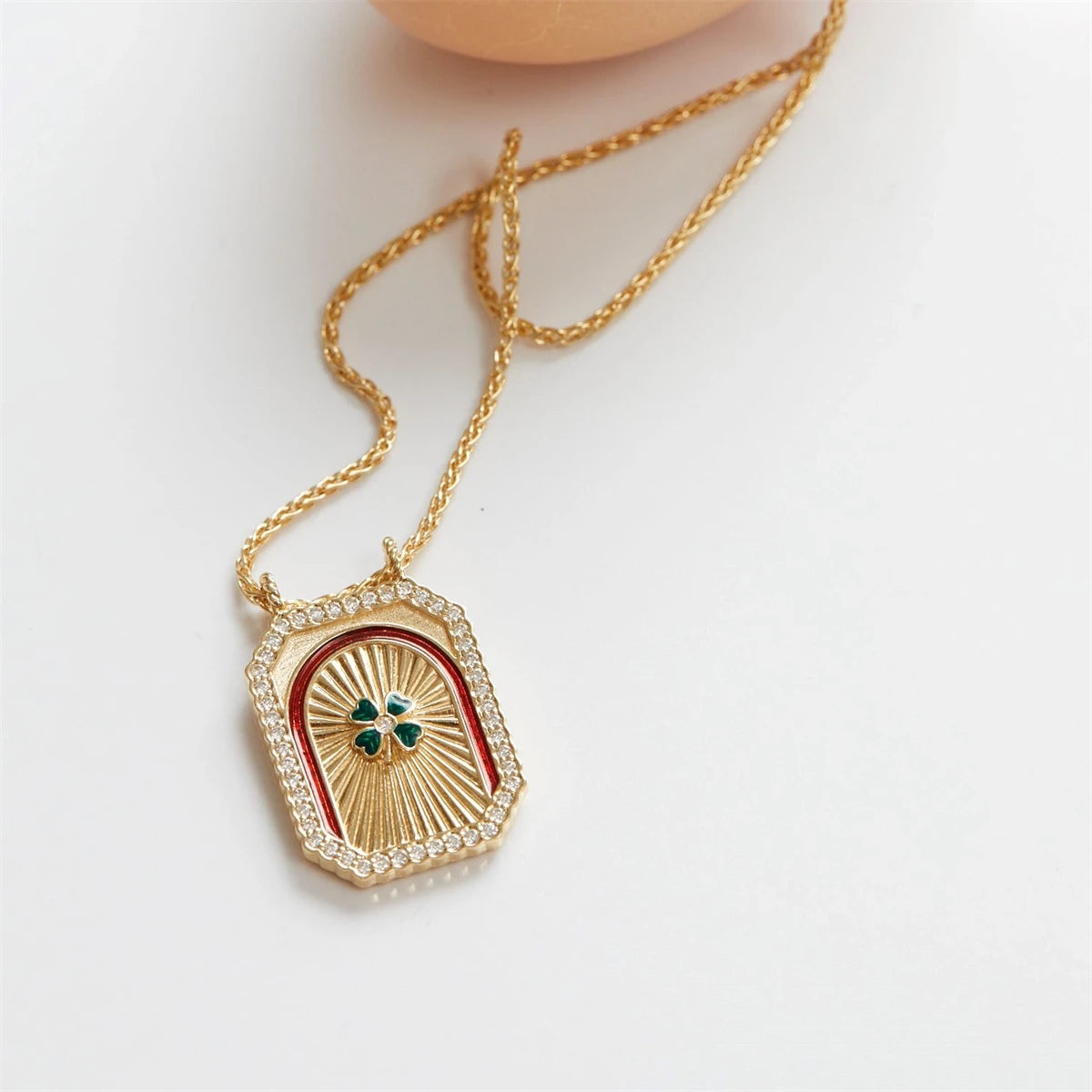 Gold Plated Retro Spiritual Necklaces and Pendants - Evil Eye, Fungi, Alien