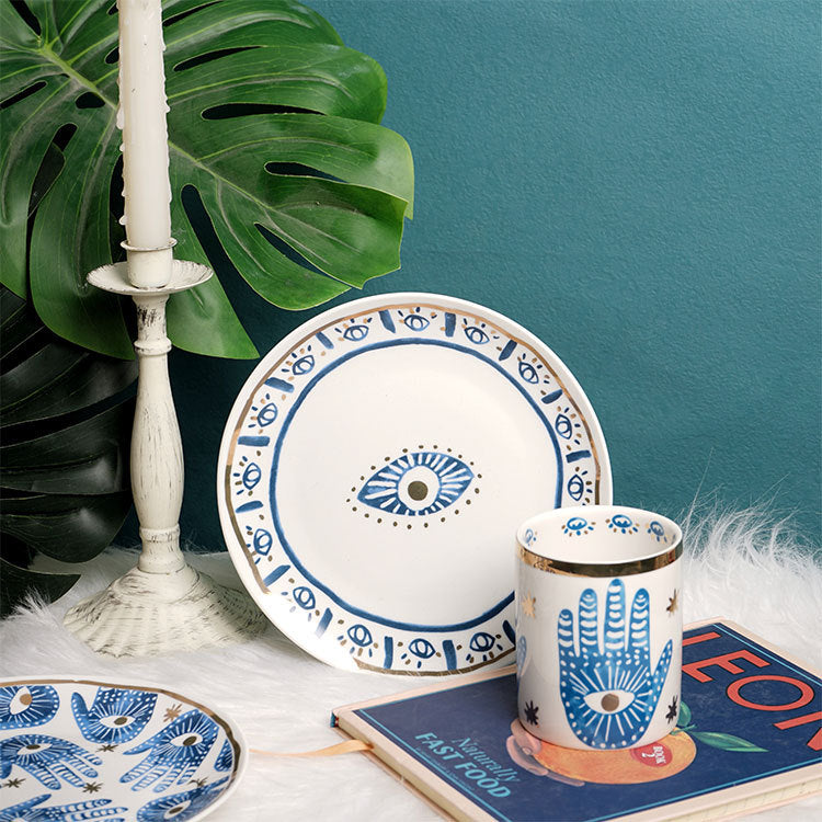 Evil Eye, Hamsa Dinner Plates | Nazar Kitchen and Dinnerware Accessories