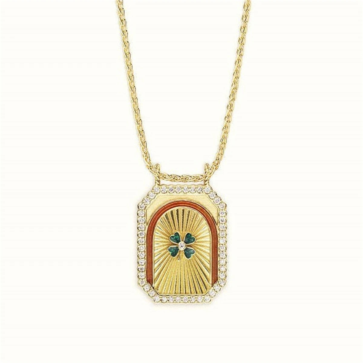 Gold Plated Retro Spiritual Necklaces and Pendants - Evil Eye, Fungi, Alien