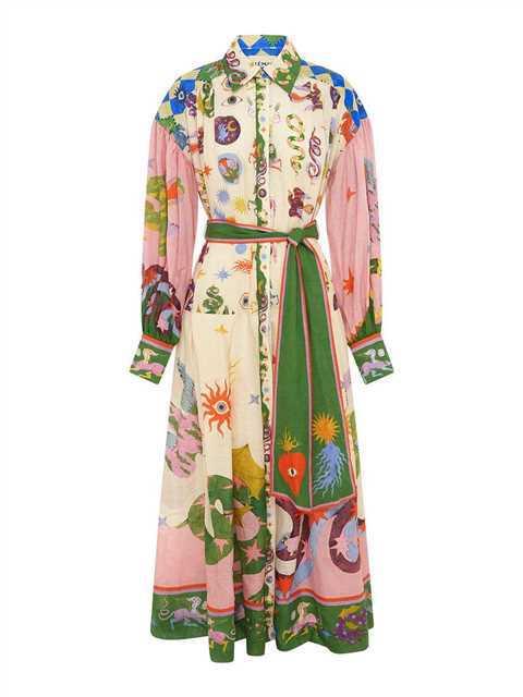 All Seeing Eye Spiritual Dress | Evil Eye, Colorful, Aesthetic