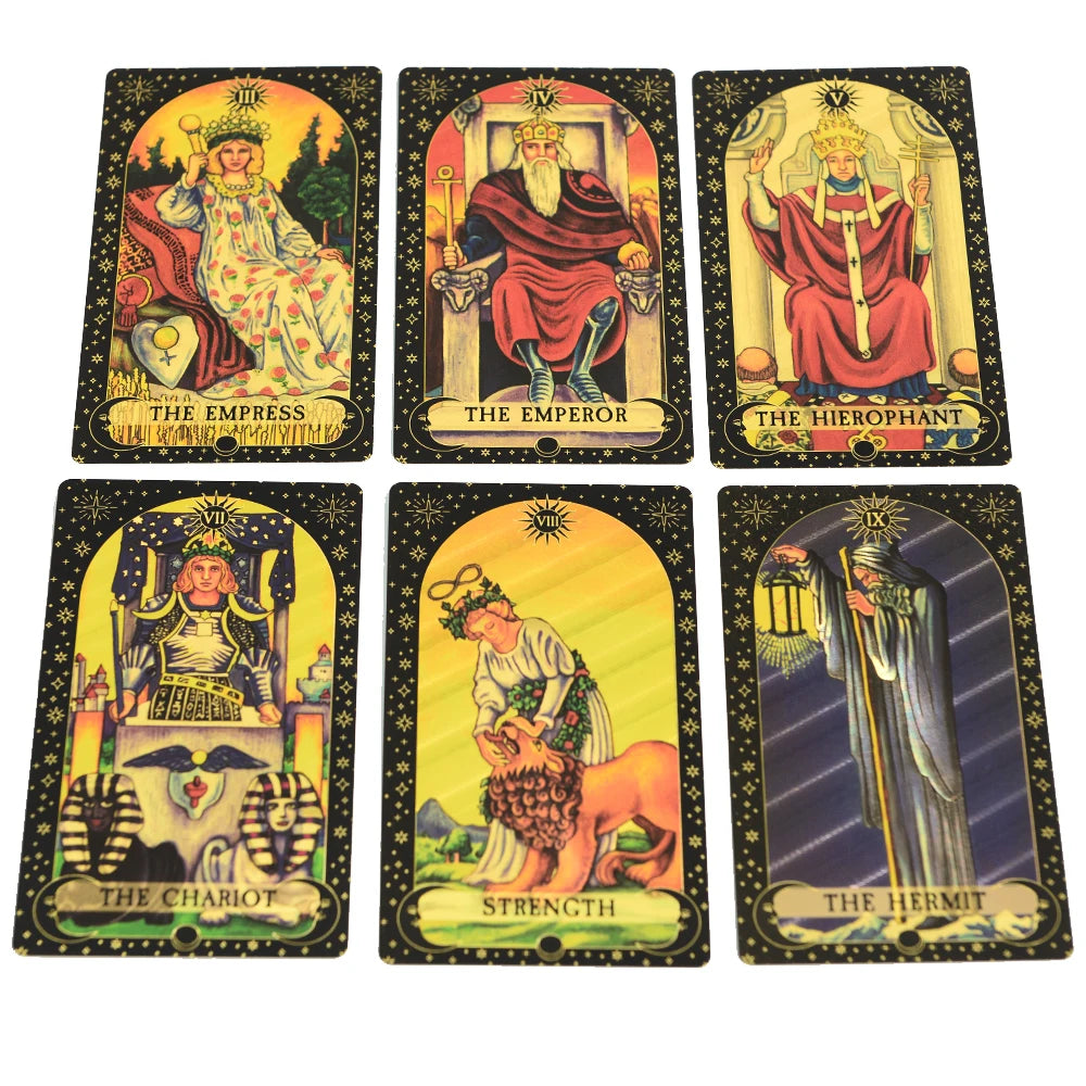 Third Eye, Starry Night Tarot Card Deck, Rider-Waite-Smith Set w/ Storage Box