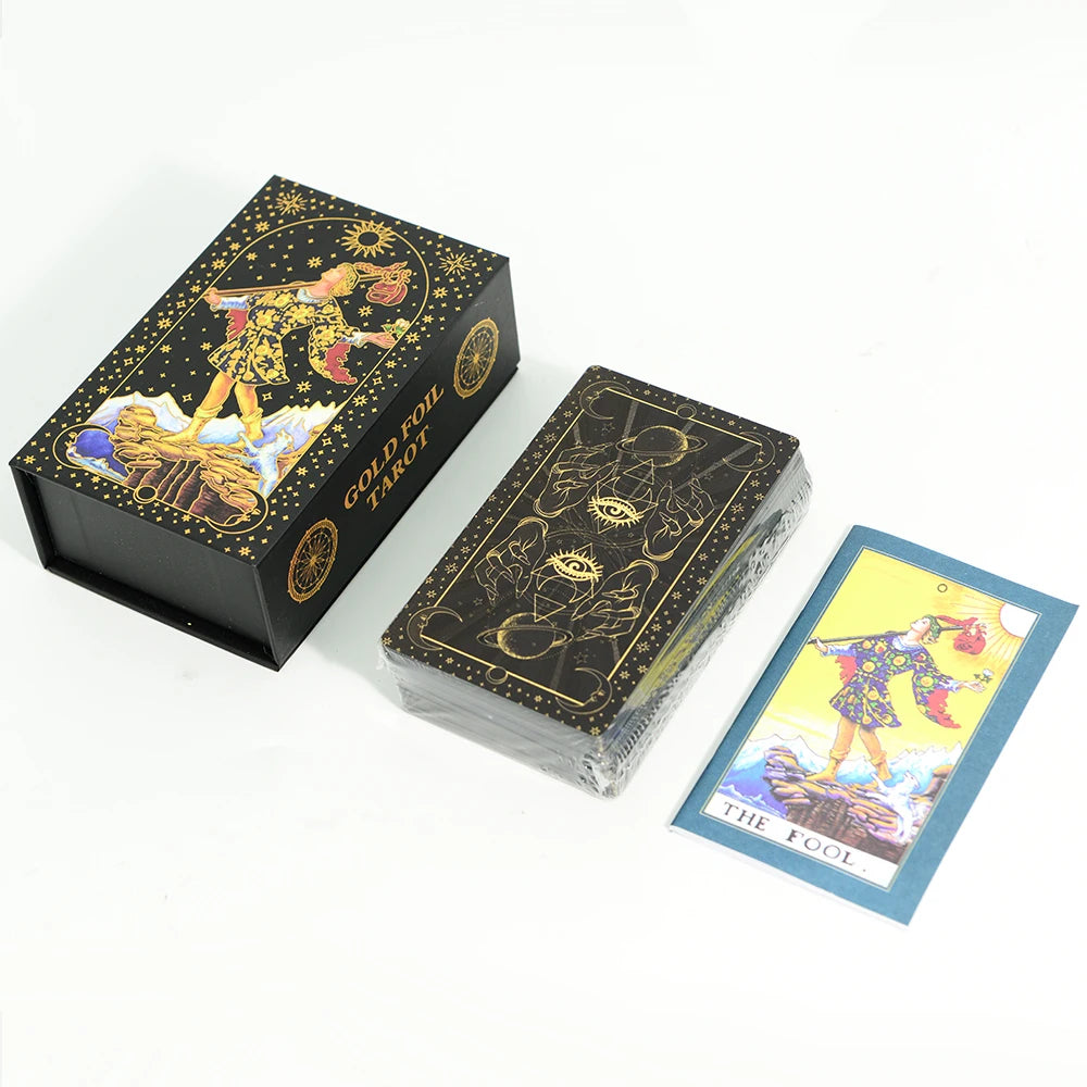 Third Eye, Starry Night Tarot Card Deck, Rider-Waite-Smith Set w/ Storage Box