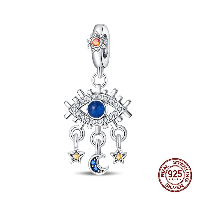 925 Sterling Silver Tarot Collection Pendant, DIY Hourglass Bracelet Charms