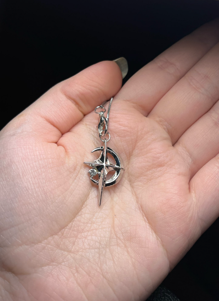 Moon - Star Aesthetic Necklace | Celestial Style Jewelry | Whimsigoth