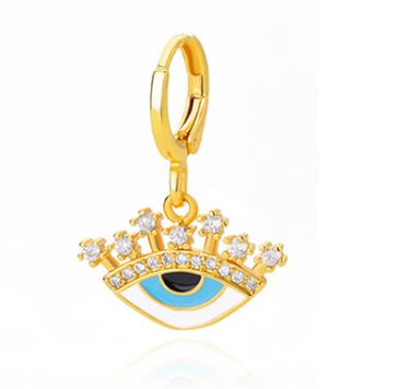 Premium Evil Eye Earrings | Gold Plated Stainless Steel
