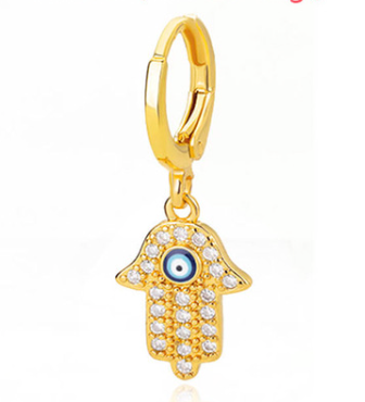 Premium Evil Eye Earrings | Gold Plated Stainless Steel