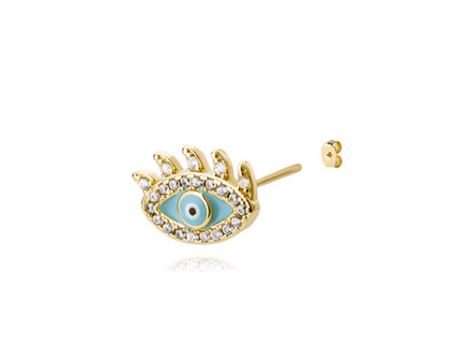 Premium Evil Eye Earrings | Gold Plated Stainless Steel