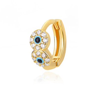 Premium Evil Eye Earrings | Gold Plated Stainless Steel