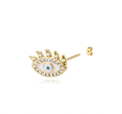 Premium Evil Eye Earrings | Gold Plated Stainless Steel