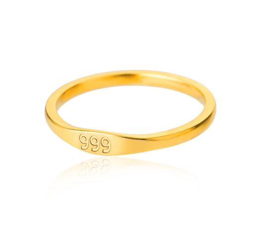 11:11 Angel Numbers Gold Ring | Stainless Steel | 111, 222, 333