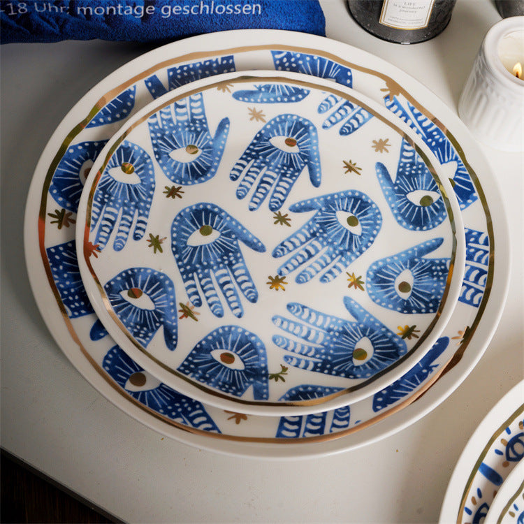 Evil Eye, Hamsa Dinner Plates | Nazar Kitchen and Dinnerware Accessories