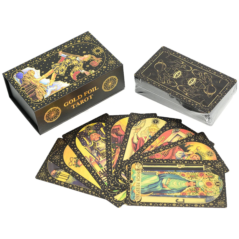 Third Eye, Starry Night Tarot Card Deck, Rider-Waite-Smith Set w/ Storage Box