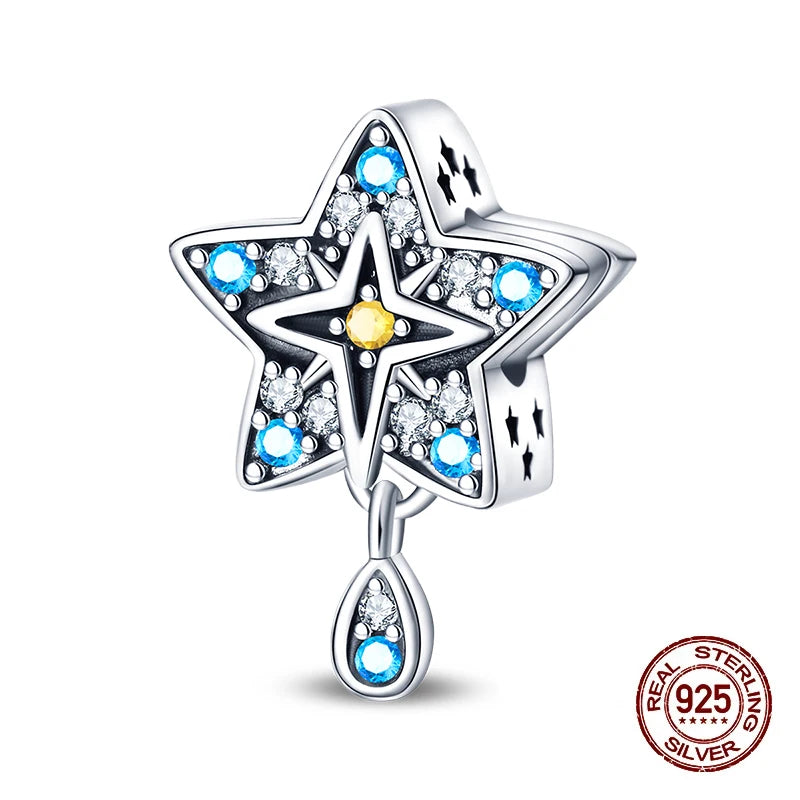 925 Sterling Silver Tarot Collection Pendant, DIY Hourglass Bracelet Charms
