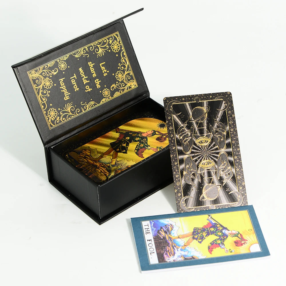 Third Eye, Starry Night Tarot Card Deck, Rider-Waite-Smith Set w/ Storage Box