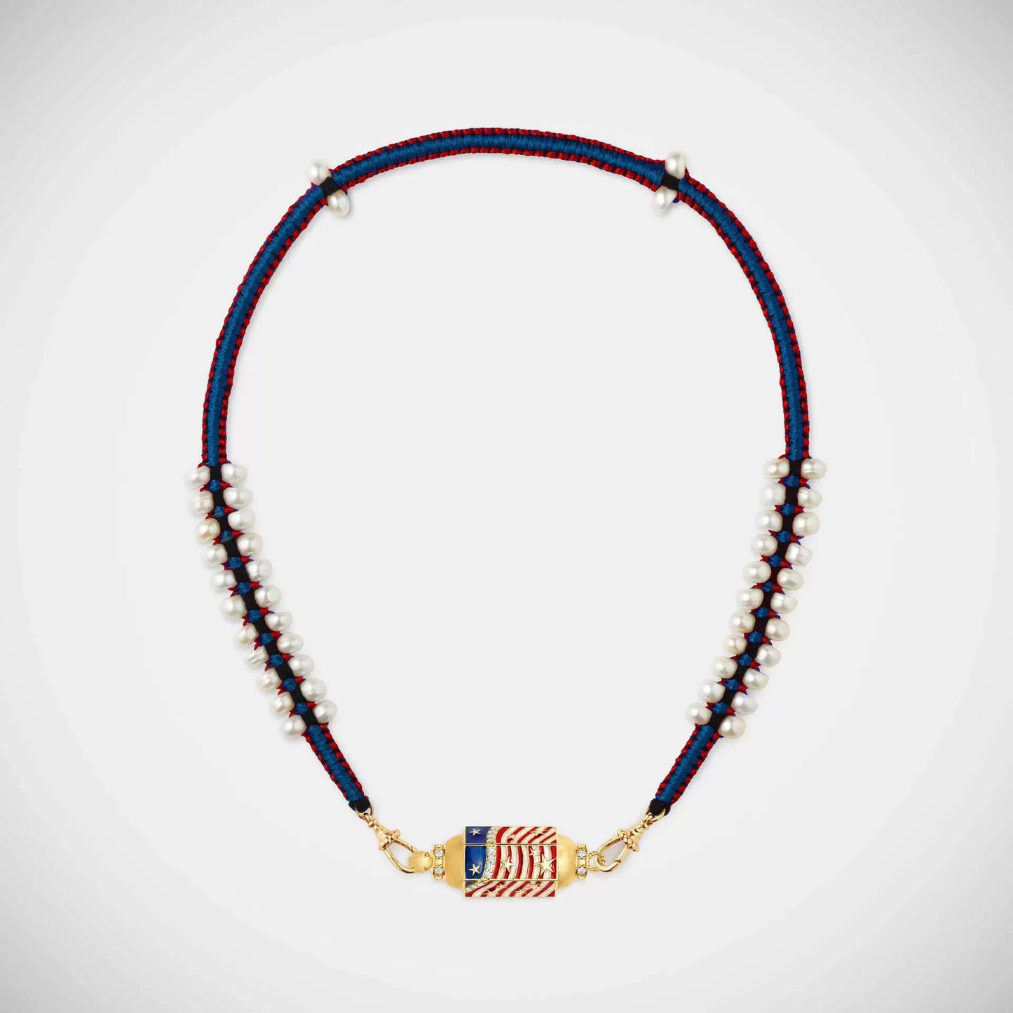 Hexagonal Spiritual-themed Rope Necklace