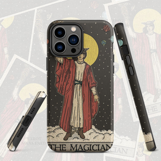 'The Magician' Tarot Card - Greek God Hermes Anti-Shock iPhone Case