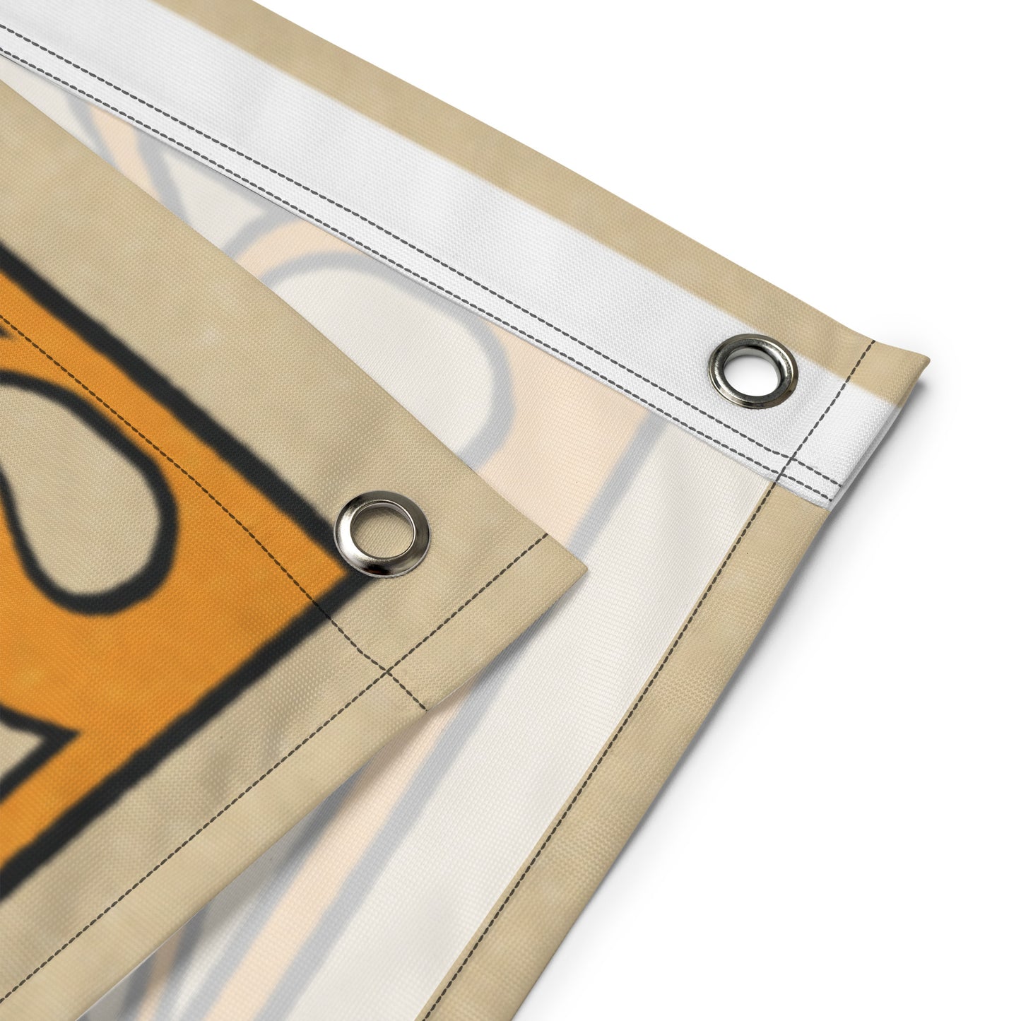 'The Fool Becomes Enlightened' - Greek God Hermes, Caduceus Flag Tapestry